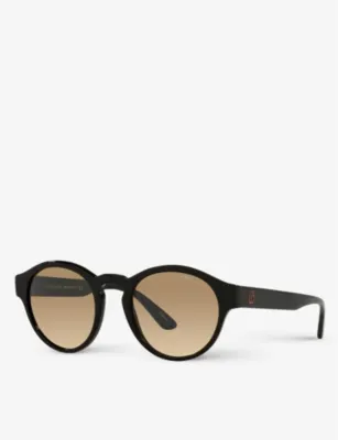 GIORGIO ARMANI AR8146 panthos-frame bio-acetate and crystal sunglasses in BLACK, additional product view 3