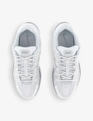 For Him P-6000 chunky-sole leather and mesh low-top trainers - 2.5 in MATALIC SUMMIT WHITE WHI, additional product view 2