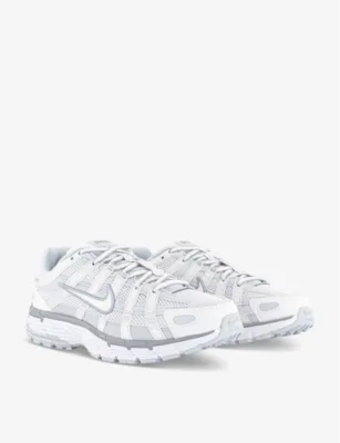 For Him P-6000 chunky-sole leather and mesh low-top trainers - 2.5 in MATALIC SUMMIT WHITE WHI, additional product view 3