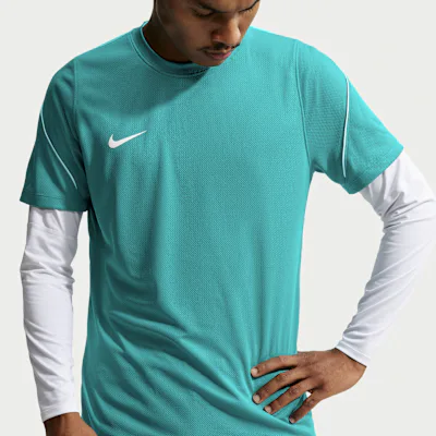 Nike Strike Men's Dri-FIT Short-Sleeve Football Top - Energy/Wolf Grey/White/White