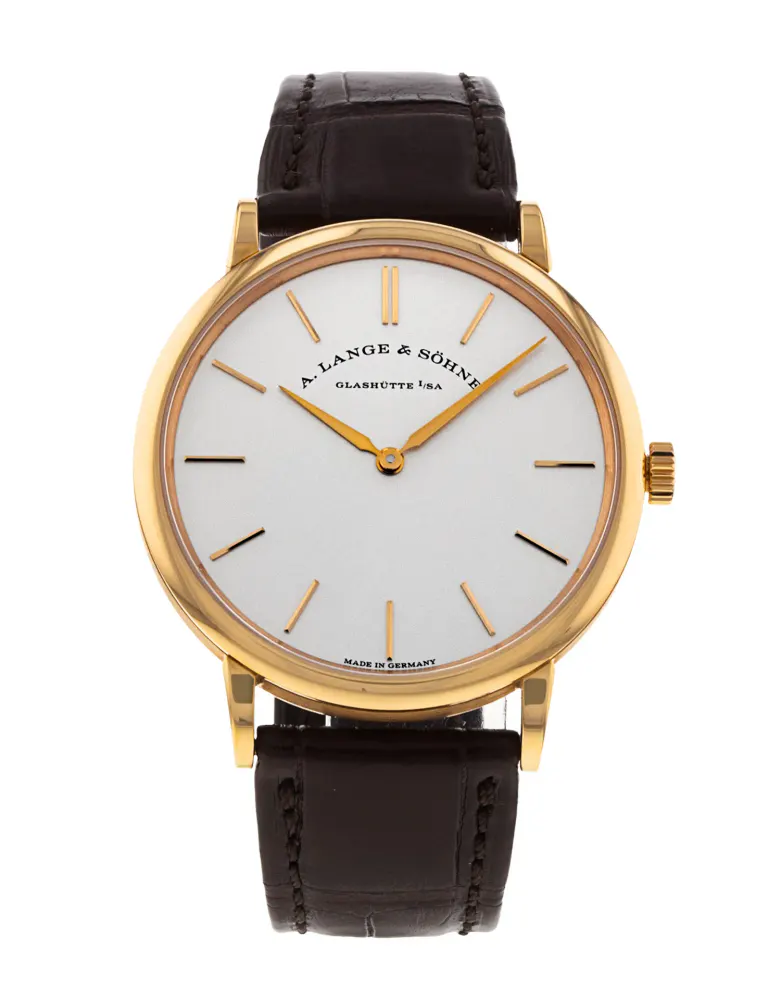 A. Lange and Sohne Saxonia Thin 201.033 — 2017 — Very good in Silver Baton – Pre-owned watches