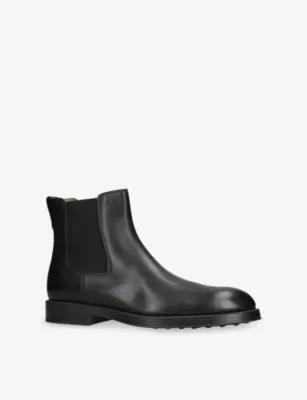 TODS Stiva Leather Boots - EUR 43 / 9 UK MEN in BLACK, additional product view 3