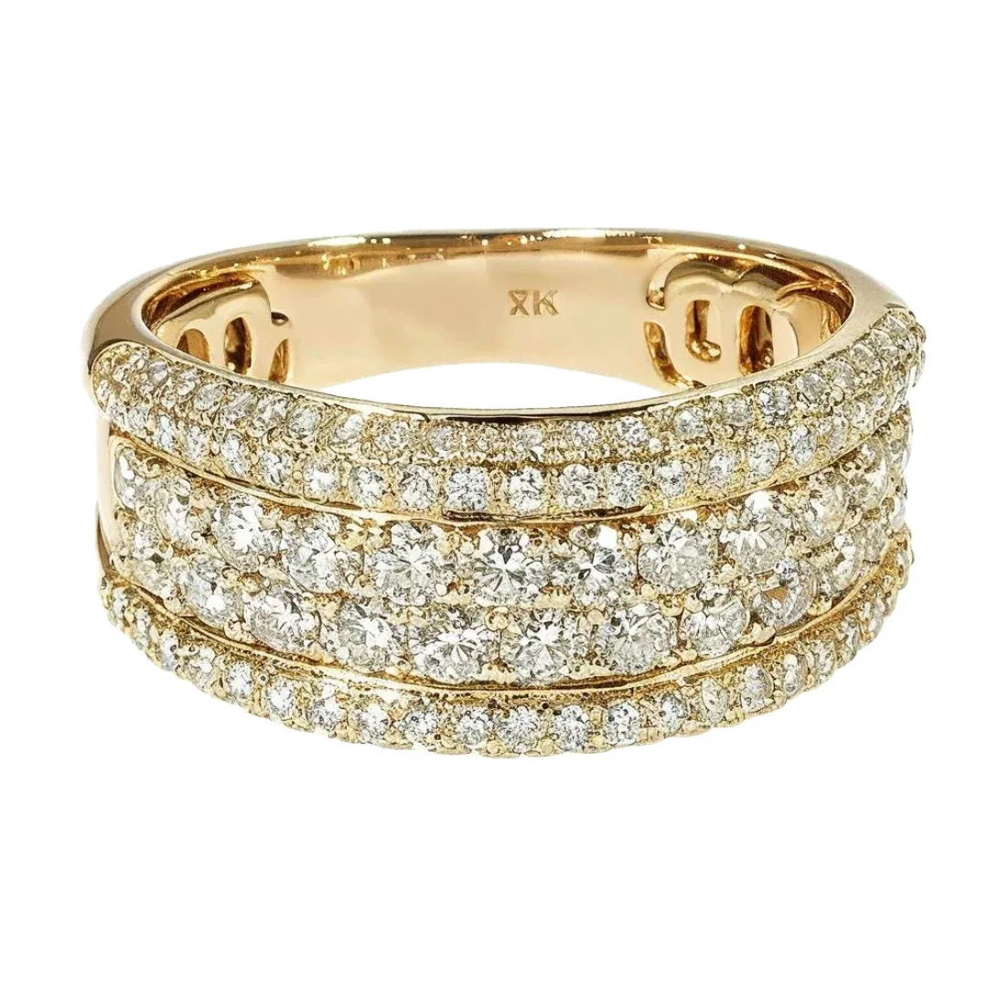 ANNA - CONSCIOUS DIAMONDS 14K Gold Diamond Ring 66172 in Yellow Gold / 9.5 – Ring