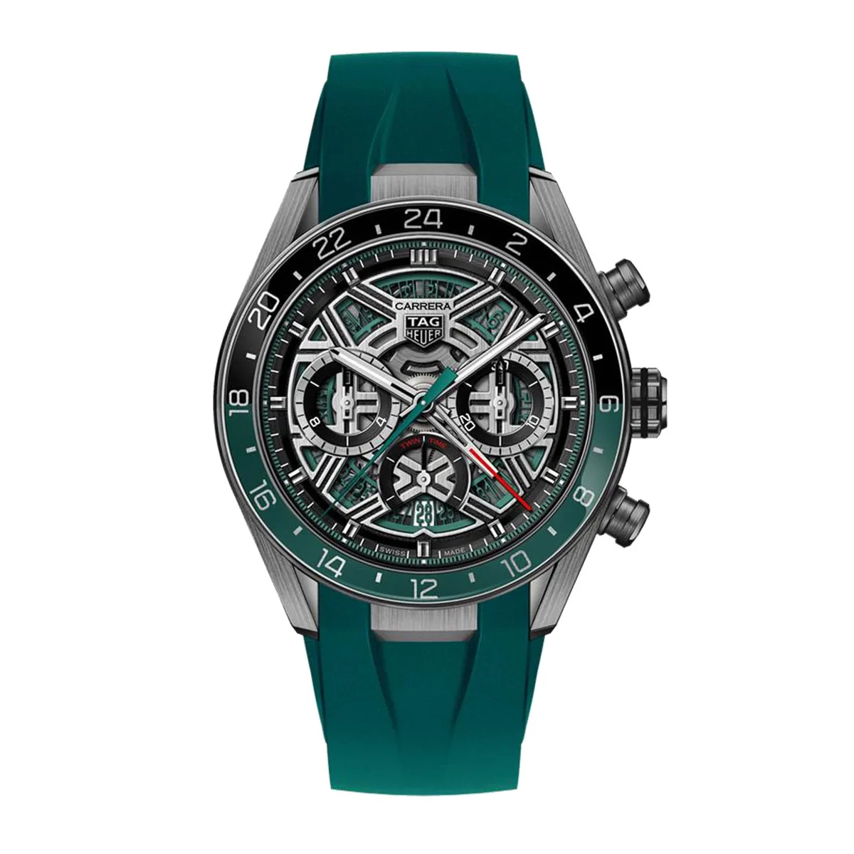 TAG Heuer Carrera Chronograph Twin-Time Extreme Sport 44mm Mens Watch