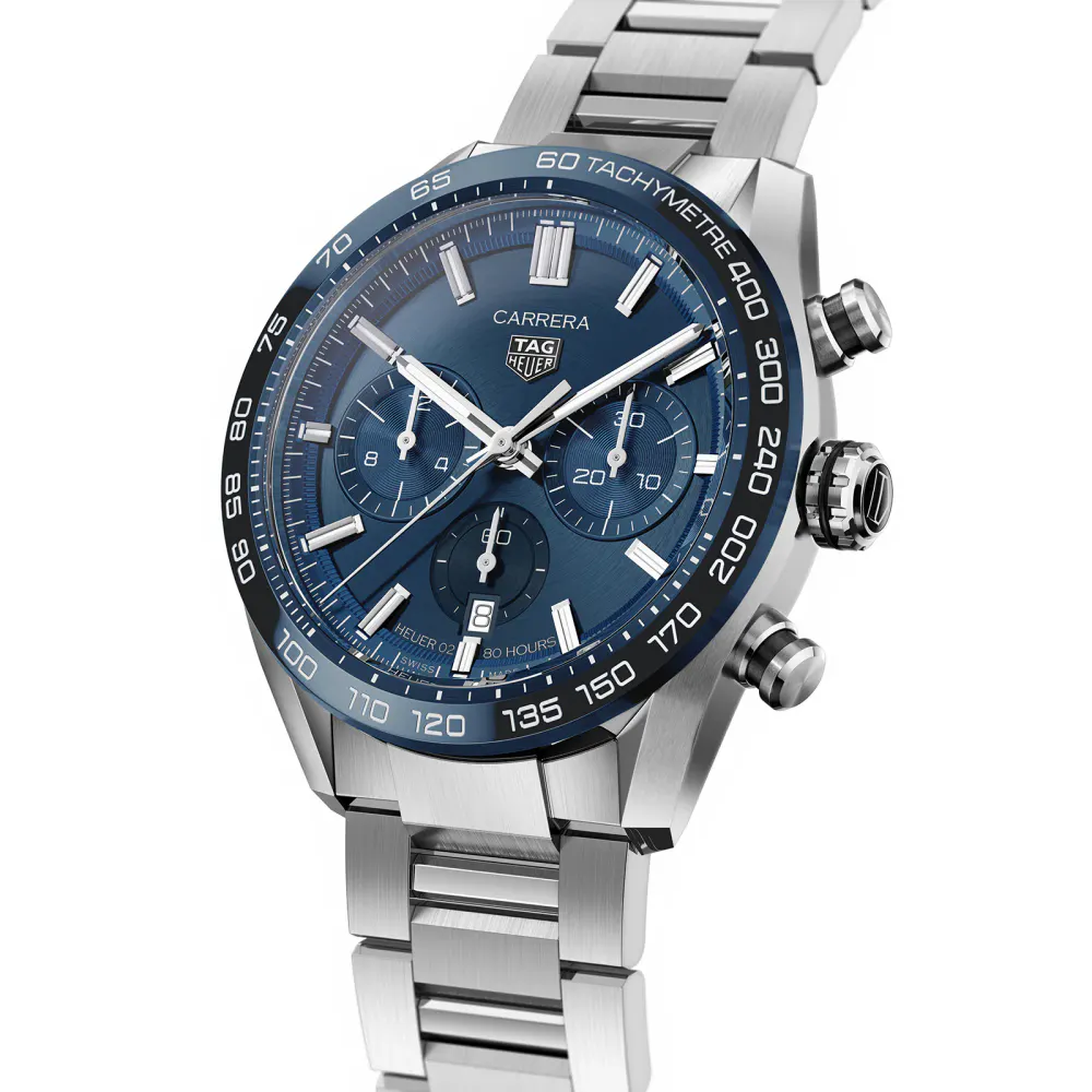 TAG Heuer Carrera Automatic Chronograph 44mm Mens Watch in Blue, additional product view 2