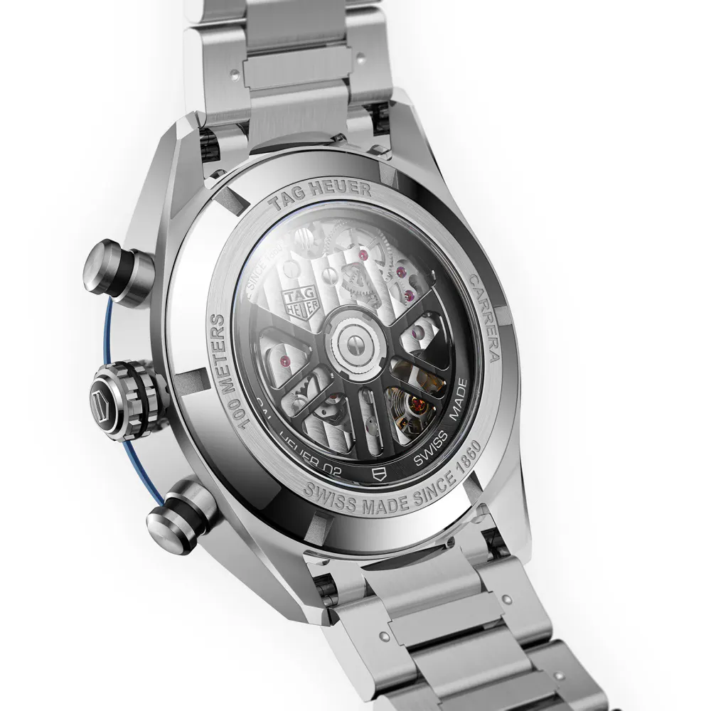 TAG Heuer Carrera Automatic Chronograph 44mm Mens Watch in Blue, additional product view 3