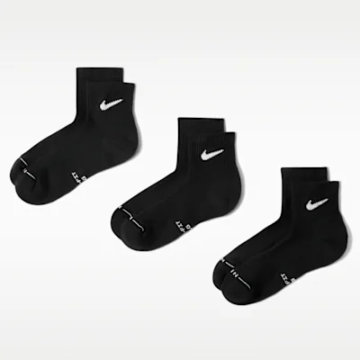 Nike Everyday Elevated Ankle Socks (3 Pairs) - Multi-Colour in Multi-Colour – Nike men's and unisex