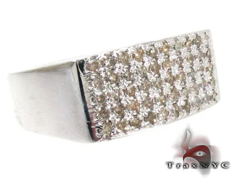 MARYAM - For Him SILVER Slim Mens Silver Prong Ring 28031 in White / 7 – Ring