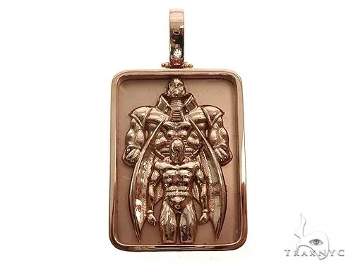 RINA - For Him CUSTOM Custom Made 14K Rose Gold Apocalypse Pendant 66178 in Rose Gold – Pendant