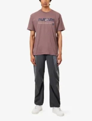 NIKE Training Branded Print Cotton-Jersey T-Shirt detail 2