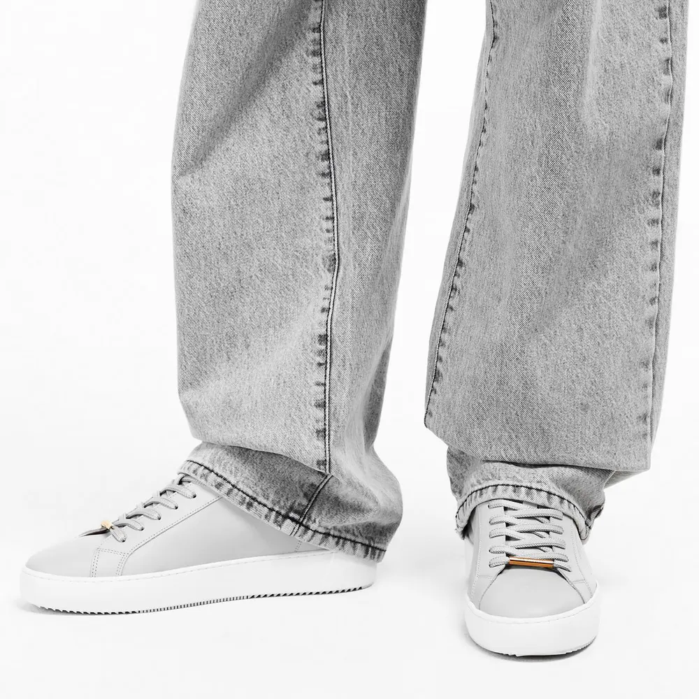 Android Homme Men's Zuma Low-Top Trainers in Light Grey/Neg, additional product view 3