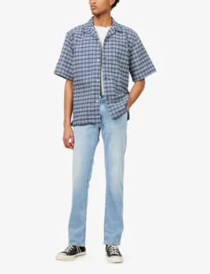 REPLAY Grover Hyperflex Straight-Fit Denim Jeans - 30/32 in BLUE, additional product view 2