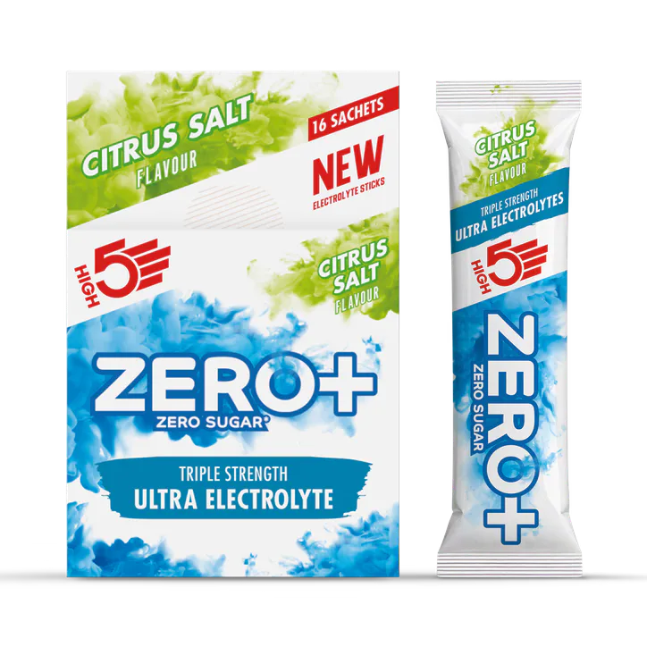 High5 Zero+ Electrolytes and Ultra Hydration Citrus 16 Sachets