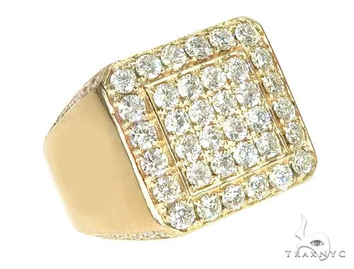 RINA - For Him FACTORY 14K Yellow Gold Diamond For Him Ring 66092 in Rose Gold / 7 – Ring