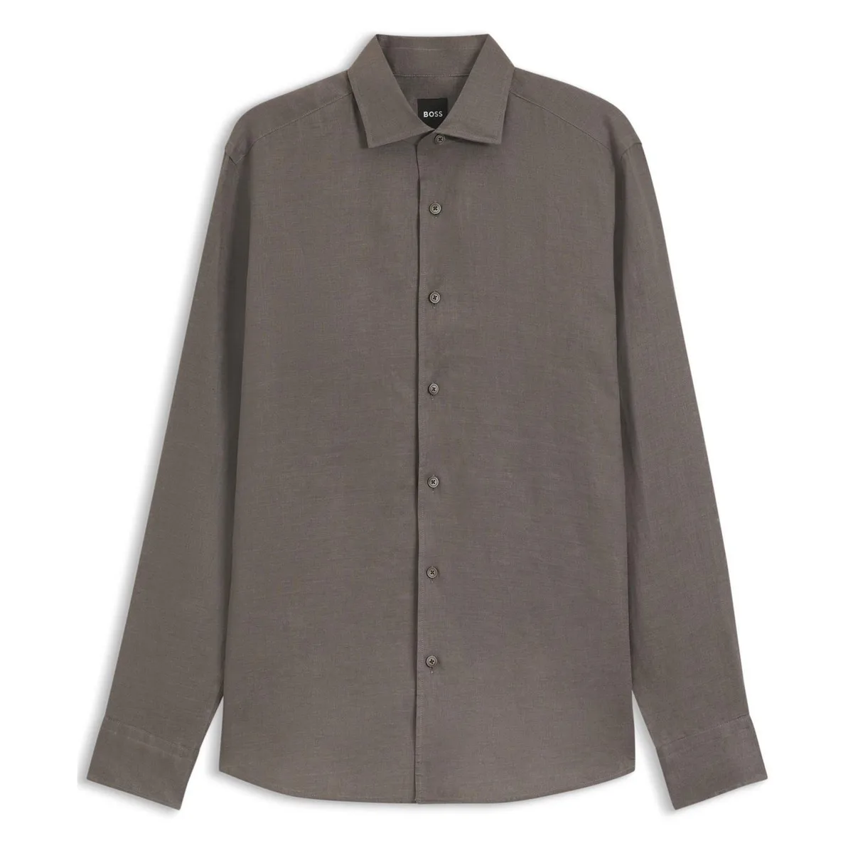 Boss Men's Jack Black Double Breasted Linen Short Sleeve Shirt