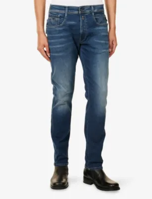 REPLAY Anbass Slim-Fit Denim Jeans - 40/34 in DARK BLUE, additional product view 3