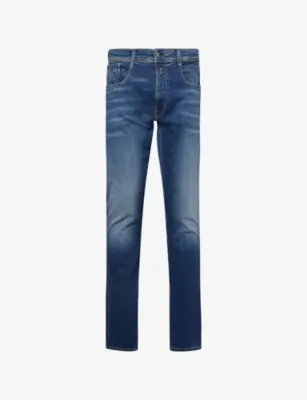 REPLAY Anbass Slim-Fit Denim Jeans - 40/34 in DARK BLUE – Mens | Jeans | Slim