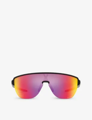 OAKLEY OO9248 Corridor shield-shape acetate sunglasses