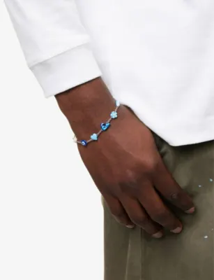 POUBEL Azure Sterling-Silver Charm Bracelet detail 2