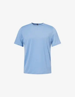 VUORI Current Tech Stretch-Woven T-Shirt - ISLE BLUE detail 2
