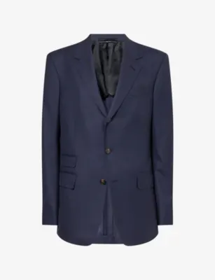 DUNHILL 150s Bourdon Single-Breasted Wool-Cashmere Blazer