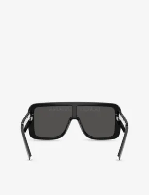 DOLCE & GABBANA DG6204 Rectangular-Frame Acetate Sunglasses detail 3