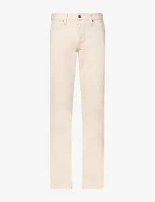 EMPORIO ARMANI J107 Slim-Fit Cotton Denim Jeans