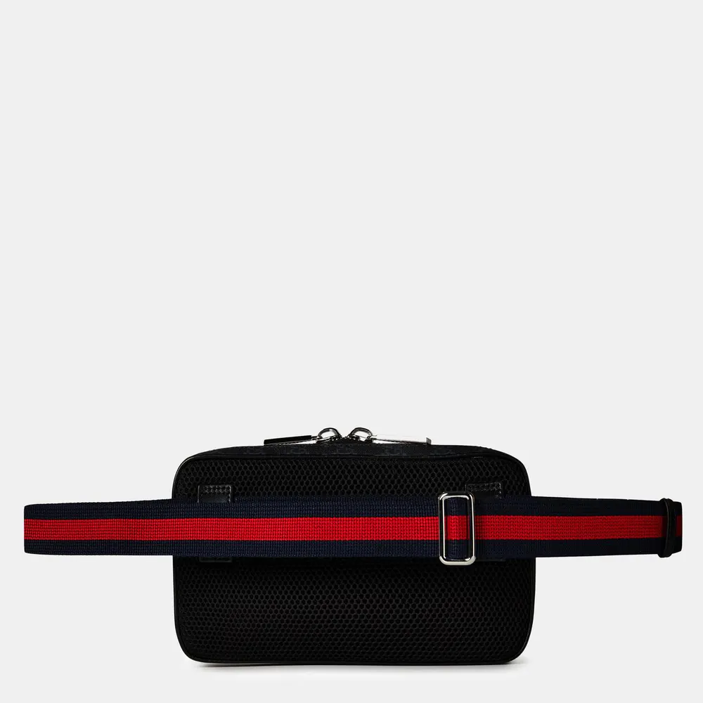 Gucci Men's Jacquard Cotton GG Supreme Belt Bag detail 2