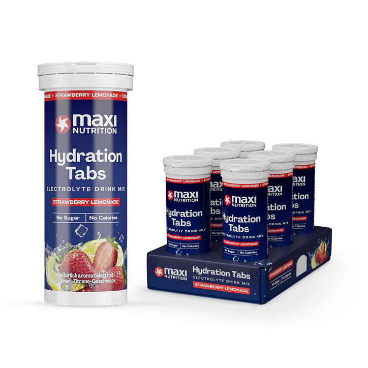 Maxi Nutrition MaxiNutrition Hydration tabs, Strawberry Lemonade, Zero Sugar 6 x 10 Tablets (6 Pack)