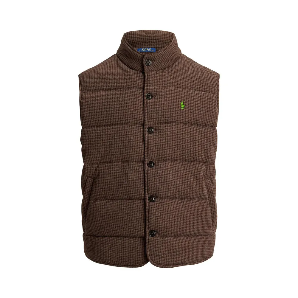 Polo Ralph Lauren Men's Dogtooth Cotton Gilet
