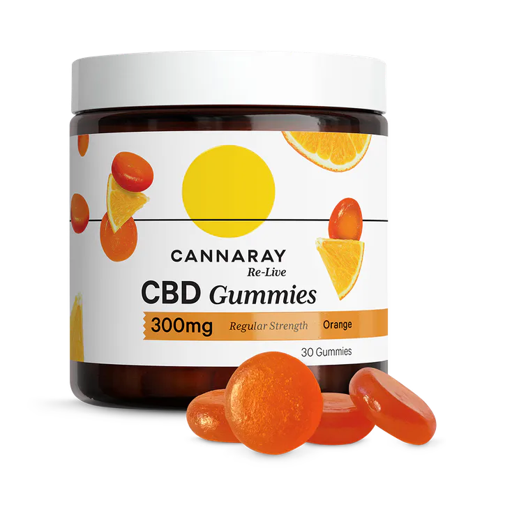Cannaray CBD 10mg Regular Strength 30 Gummies
