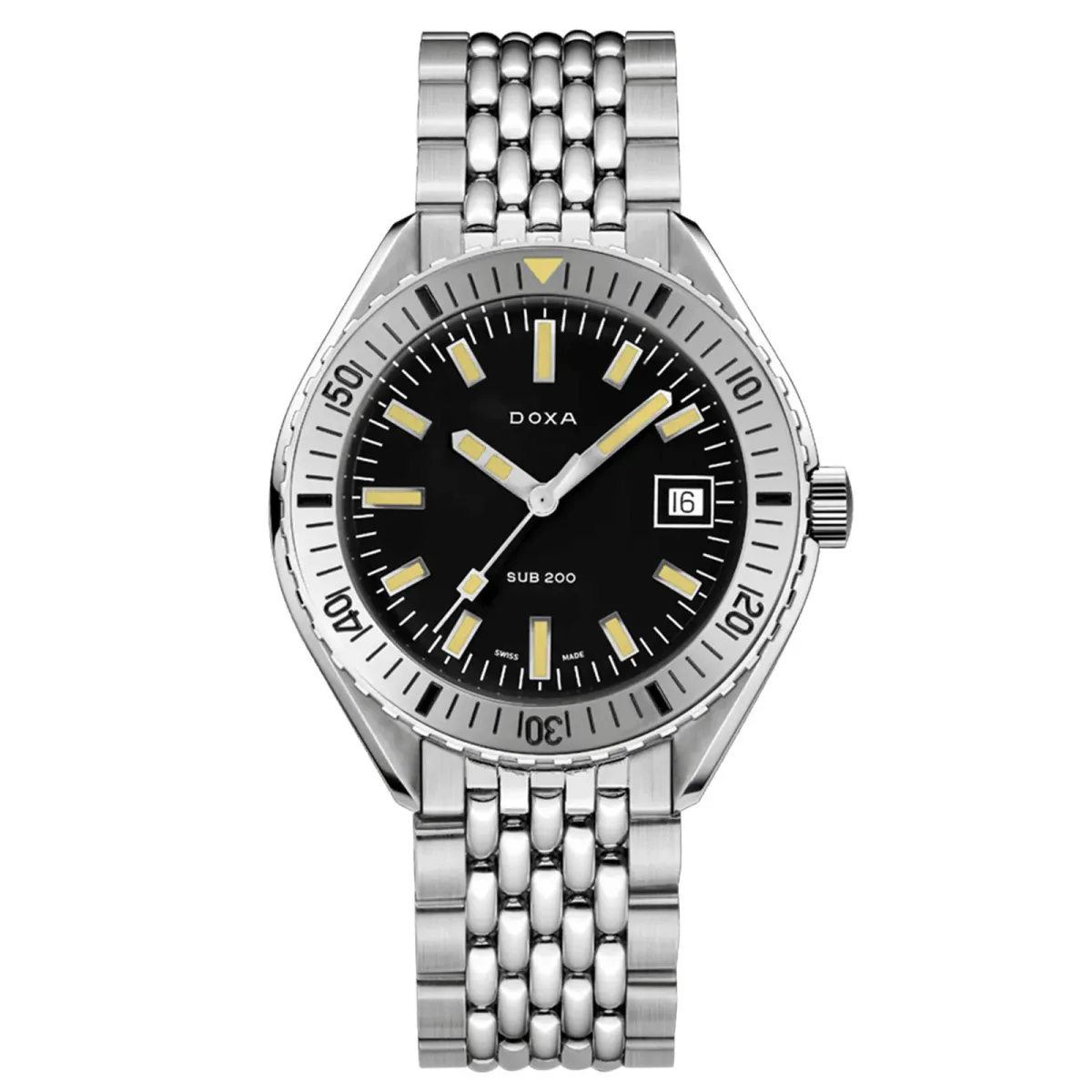 DOXA Sub 200 Sharkhunter 42mm Mens Watch Black