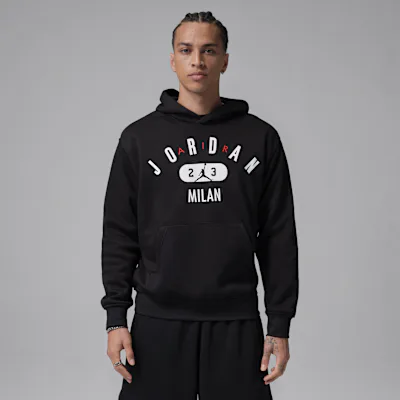 Jordan Men's Milan Fleece Pullover Hoodie - Black