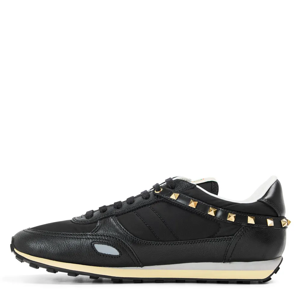 Valentino Garavani VG Stud Up Sneaker Sn64 in Black/Black, additional product view 2