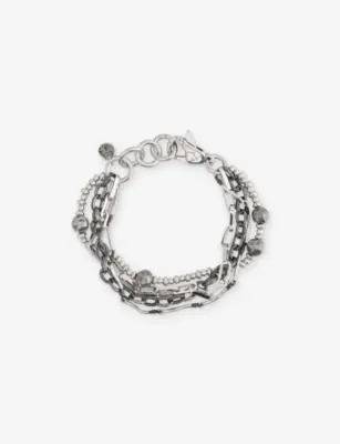 CLOCKS AND COLOURS Iron Vein 7mm Stainless Steel Bracelet - 7.5in