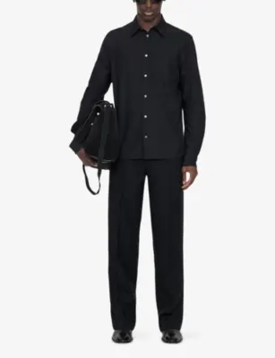 ALLSAINTS Duke Regular-Fit Long-Sleeve Woven Shirt detail 2