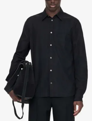 ALLSAINTS Duke Regular-Fit Long-Sleeve Woven Shirt detail 3