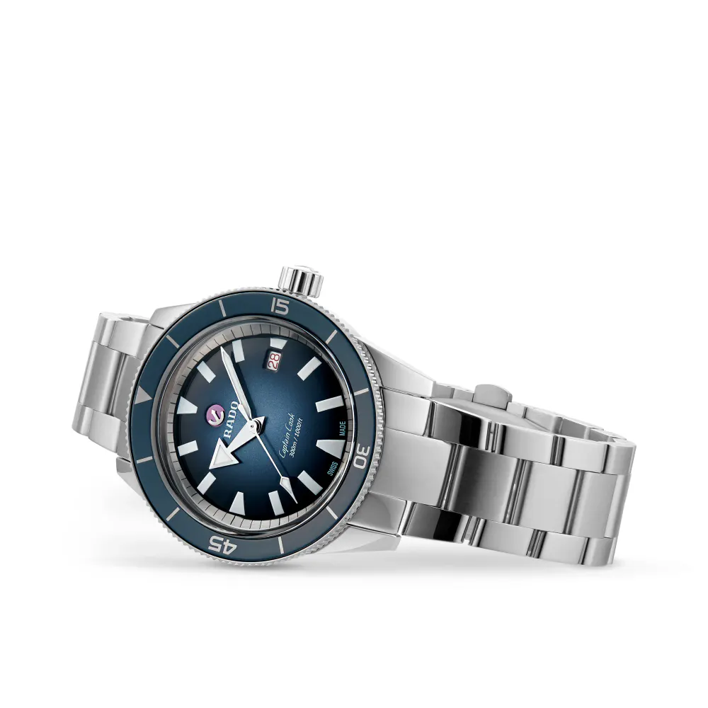 Rado Captain Cook Blue Automatic Mens Watch in Blue, additional product view 2