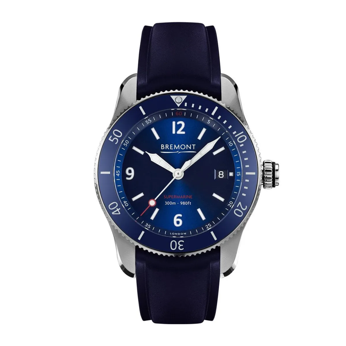 Bremont Supermarine S300 40mm Mens Watch Blue