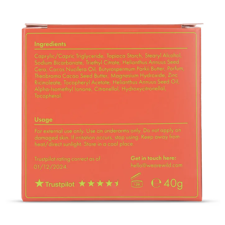Wild Sandalwood & Cedar Deodorant Refill 40g detail 2