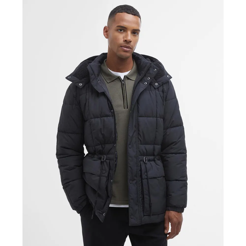 Barbour International Men's Gillside Quilted Hooded Short Puffer Jacket detail 3