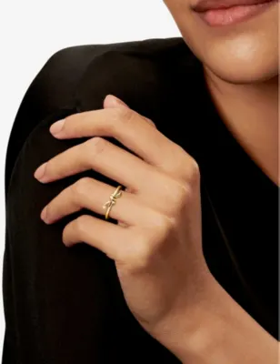 TIFFANY & CO Tiffany Knot 18ct yellow-gold ring - 7 detail 2