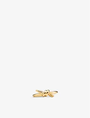 TIFFANY & CO Tiffany Knot 18ct yellow-gold ring - 7