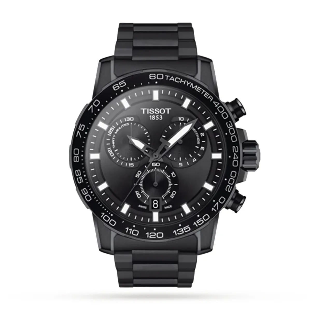 Tissot Supersport Chrono 45.5mm Mens Watch Black