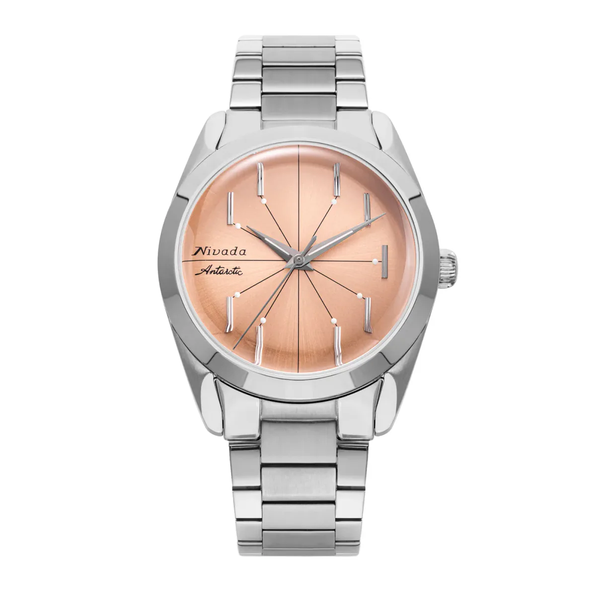 Nivada Grenchen Antarctic Spider 38mm Mens Watch Pink