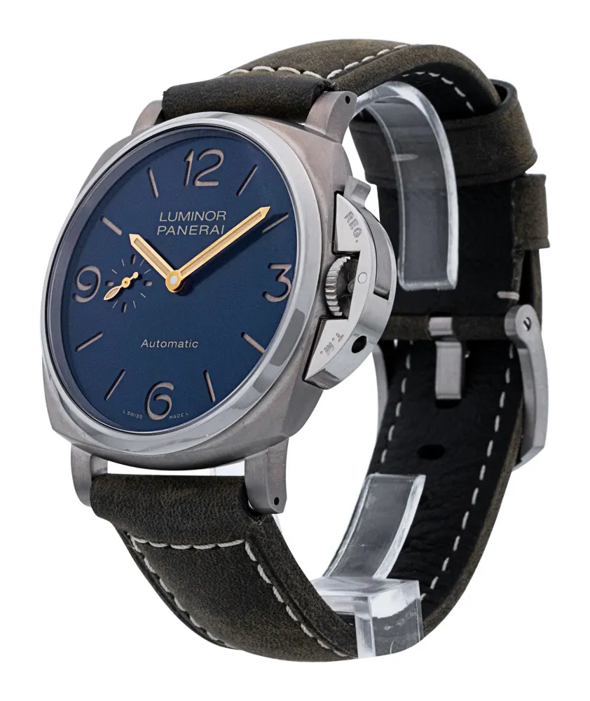 Panerai Luminor Due PAM00729 — 2017 — Excellent in Blue Quarter Arabic, additional product view 2