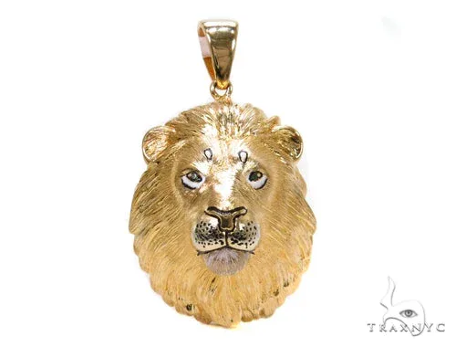RINA - For Him CUSTOM Custom Lion King Diamond Pendant-40110 in Rose Gold – Pendant