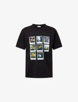 DRIES VAN NOTEN Photograph-Print Crewneck Cotton-Jersey T-Shirt