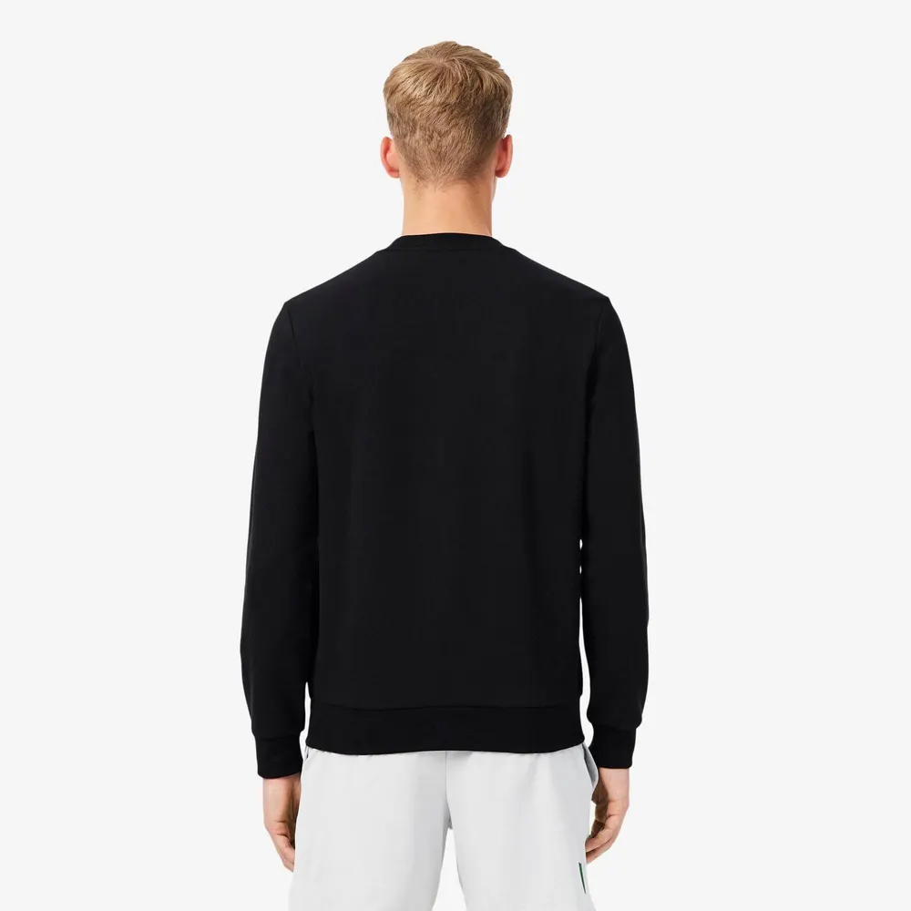 Lacoste Men's Back Print Long-Sleeve Crew-Neck T-Shirt detail 3