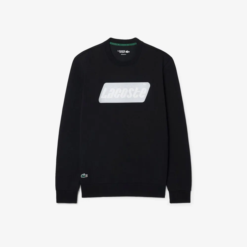 Lacoste Men's Back Print Long-Sleeve Crew-Neck T-Shirt